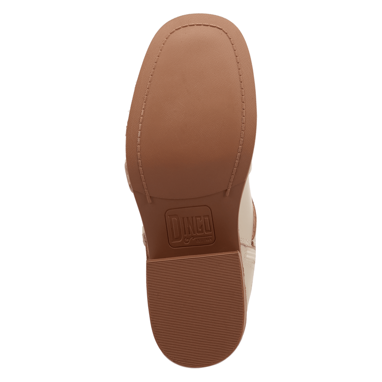 PRODUCT SHOT TOPANGA LEATHER BOOTIE AT OUTSOLE ANGLE