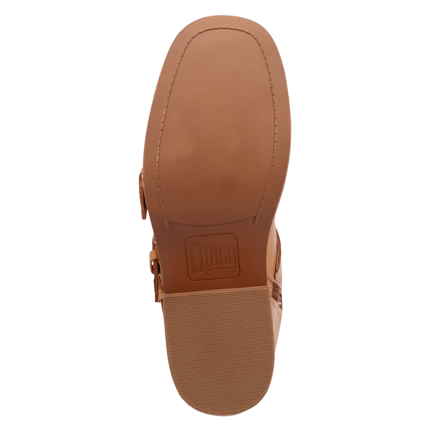 PRODUCT SHOT TOPANGA LEATHER BOOTIE AT OUTSOLE ANGLE