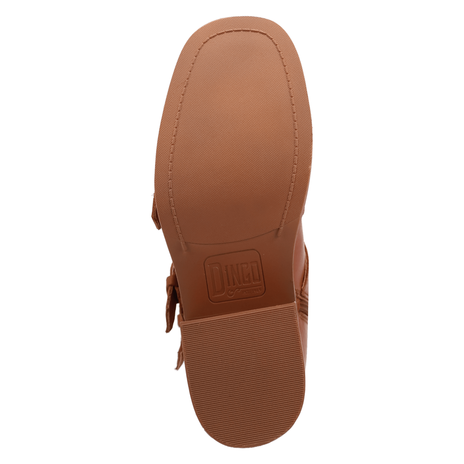 PRODUCT SHOT TOPANGA LEATHER BOOTIE AT OUTSOLE ANGLE