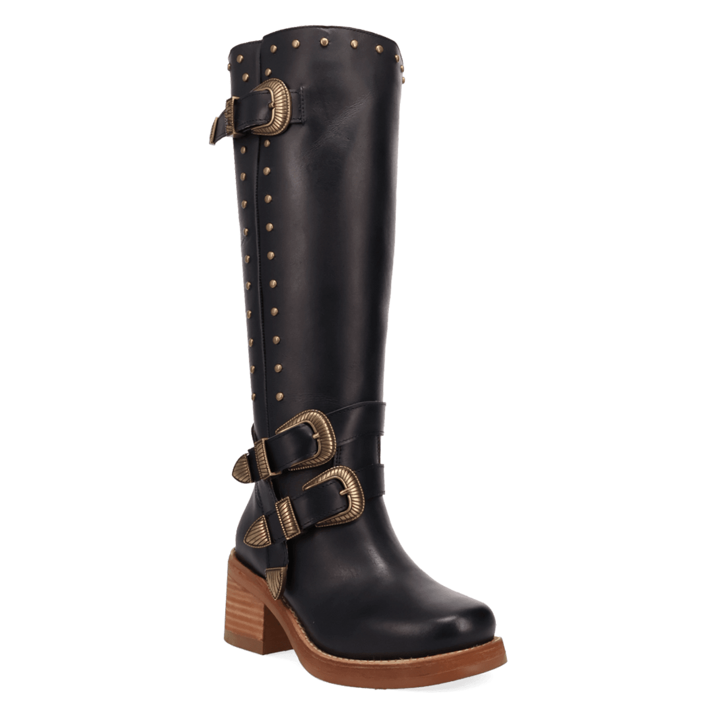 PRODUCT SHOT FILLMORE LEATHER BOOT AT 45 DEGREE ANGLE