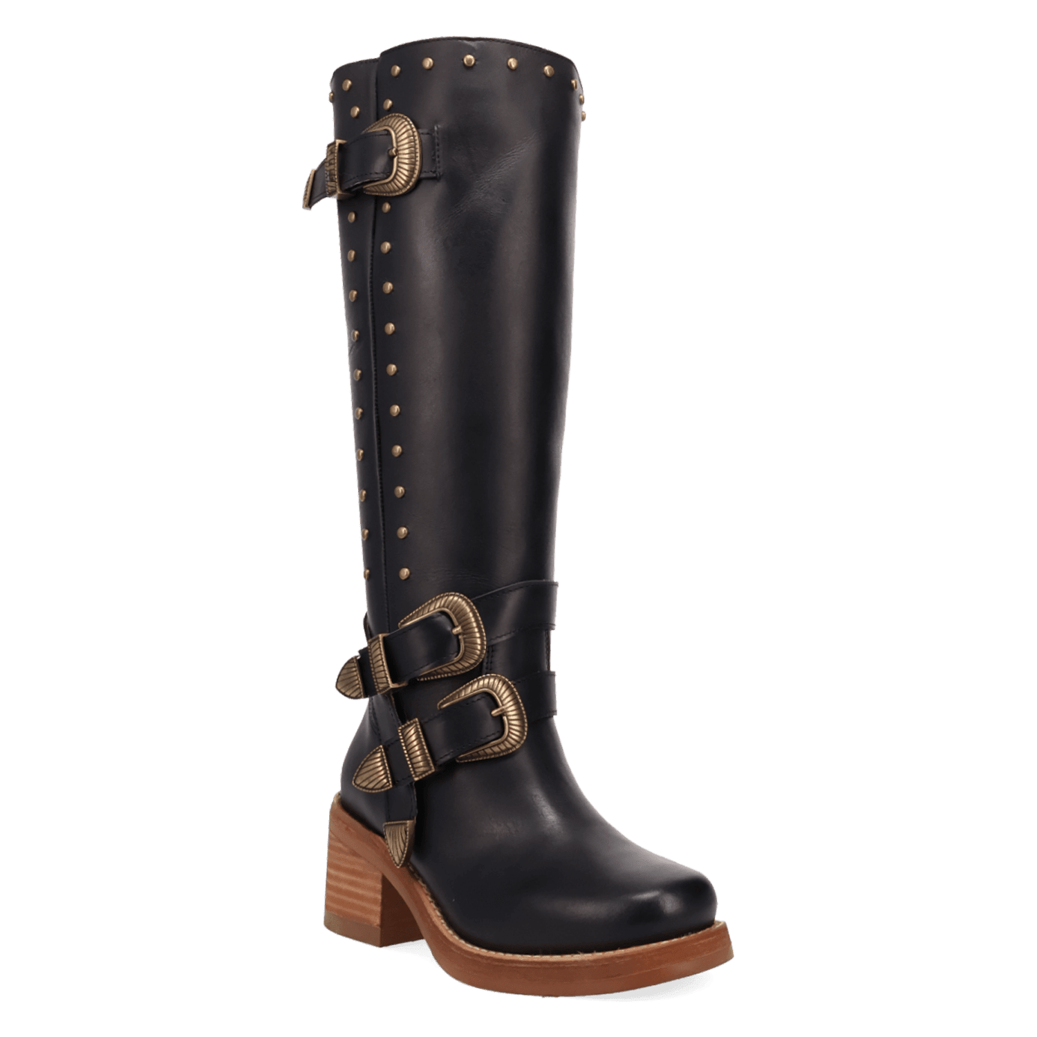 PRODUCT SHOT FILLMORE LEATHER BOOT AT 45 DEGREE ANGLE