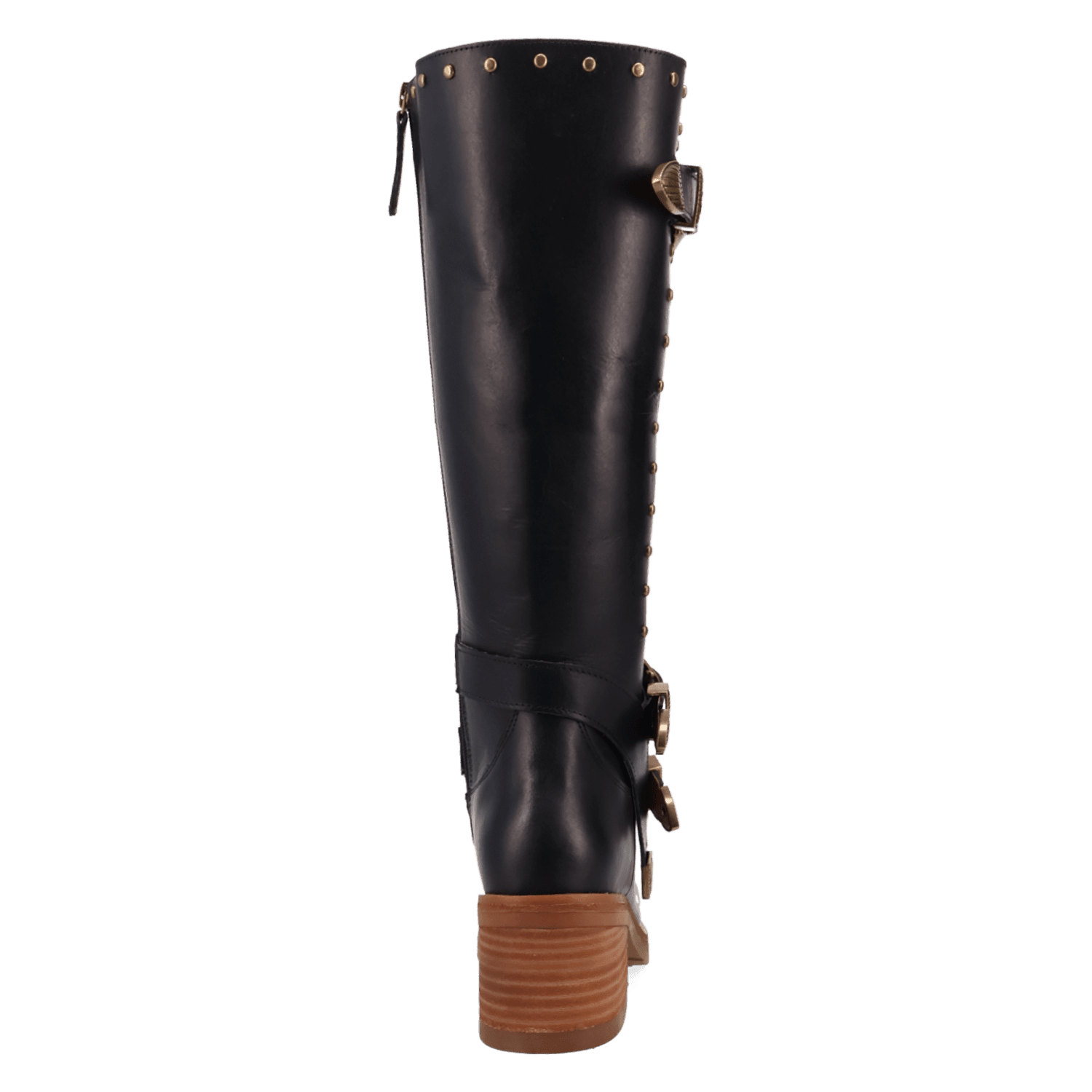 PRODUCT SHOT FILLMORE LEATHER BOOT AT 180 DEGREE BACK ANGLE