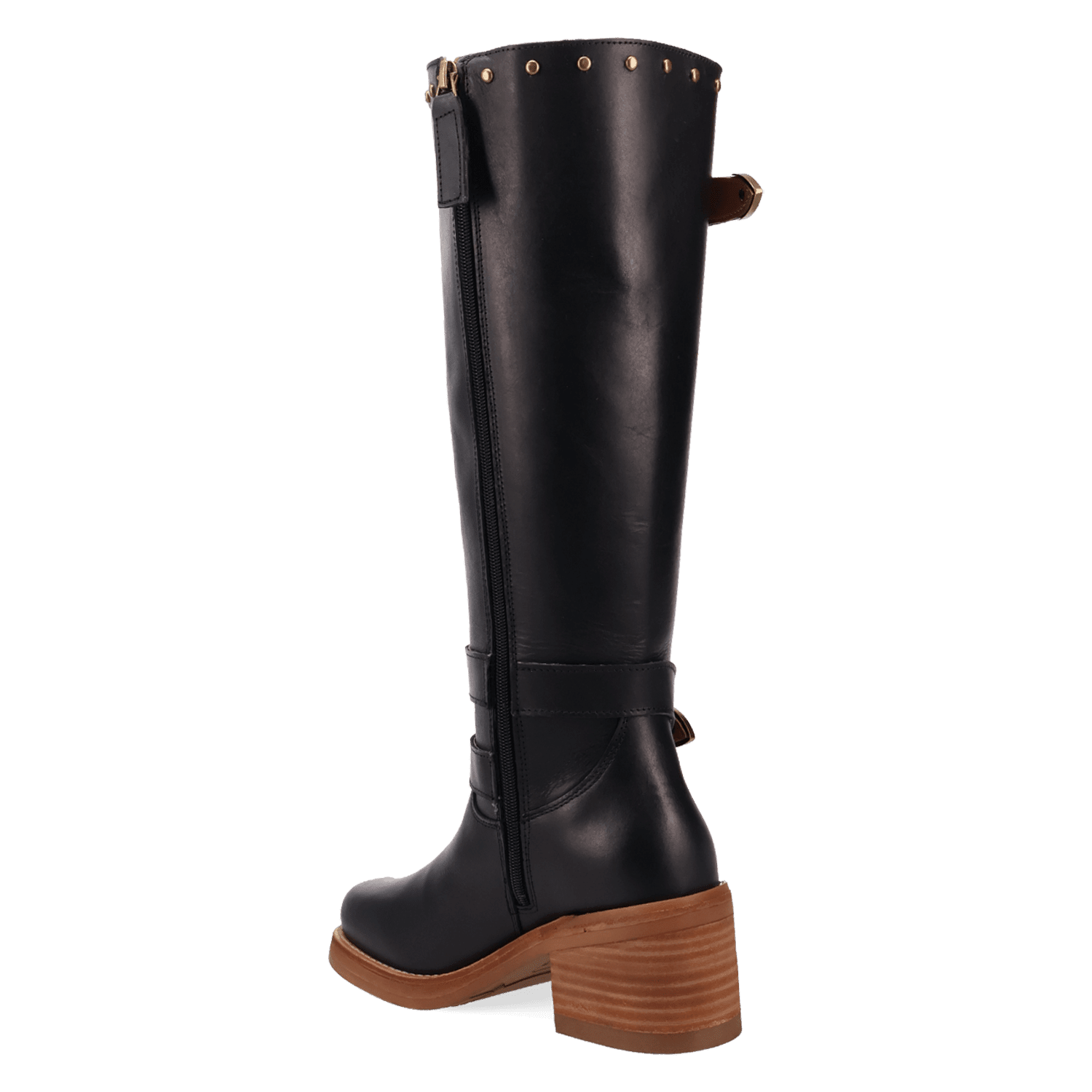 PRODUCT SHOT FILLMORE LEATHER BOOT AT 270 DEGREE ANGLE