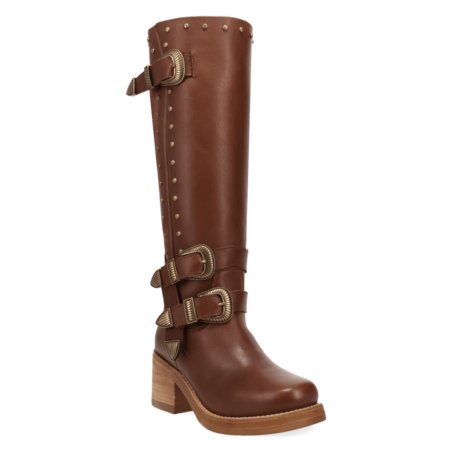 PRODUCT SHOT FILLMORE LEATHER BOOT AT 45 DEGREE ANGLE