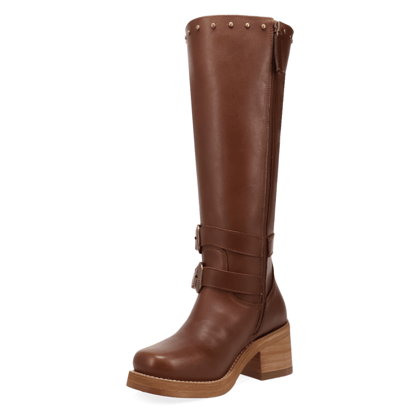 PRODUCT SHOT FILLMORE LEATHER BOOT AT 225 DEGREE ANGLE