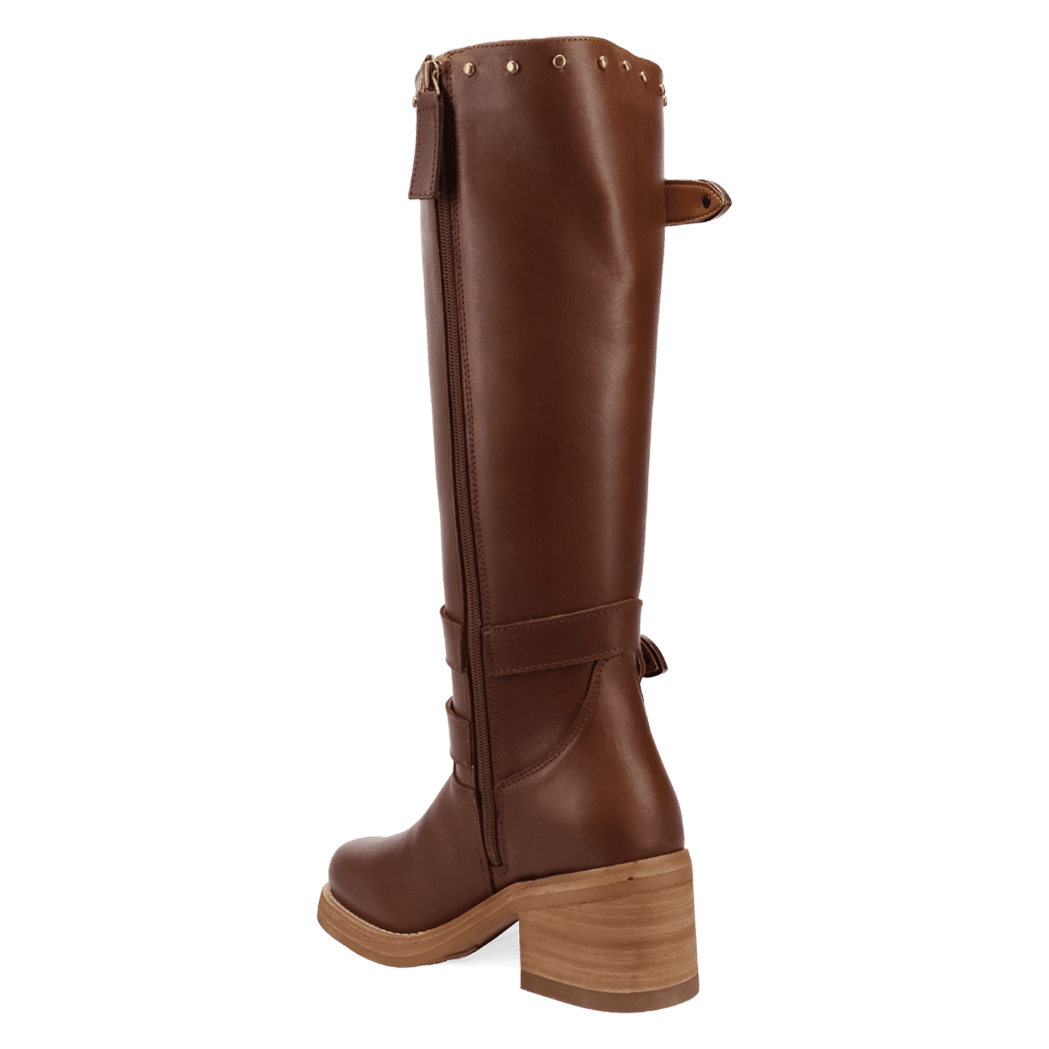 PRODUCT SHOT FILLMORE LEATHER BOOT AT 270 DEGREE ANGLE