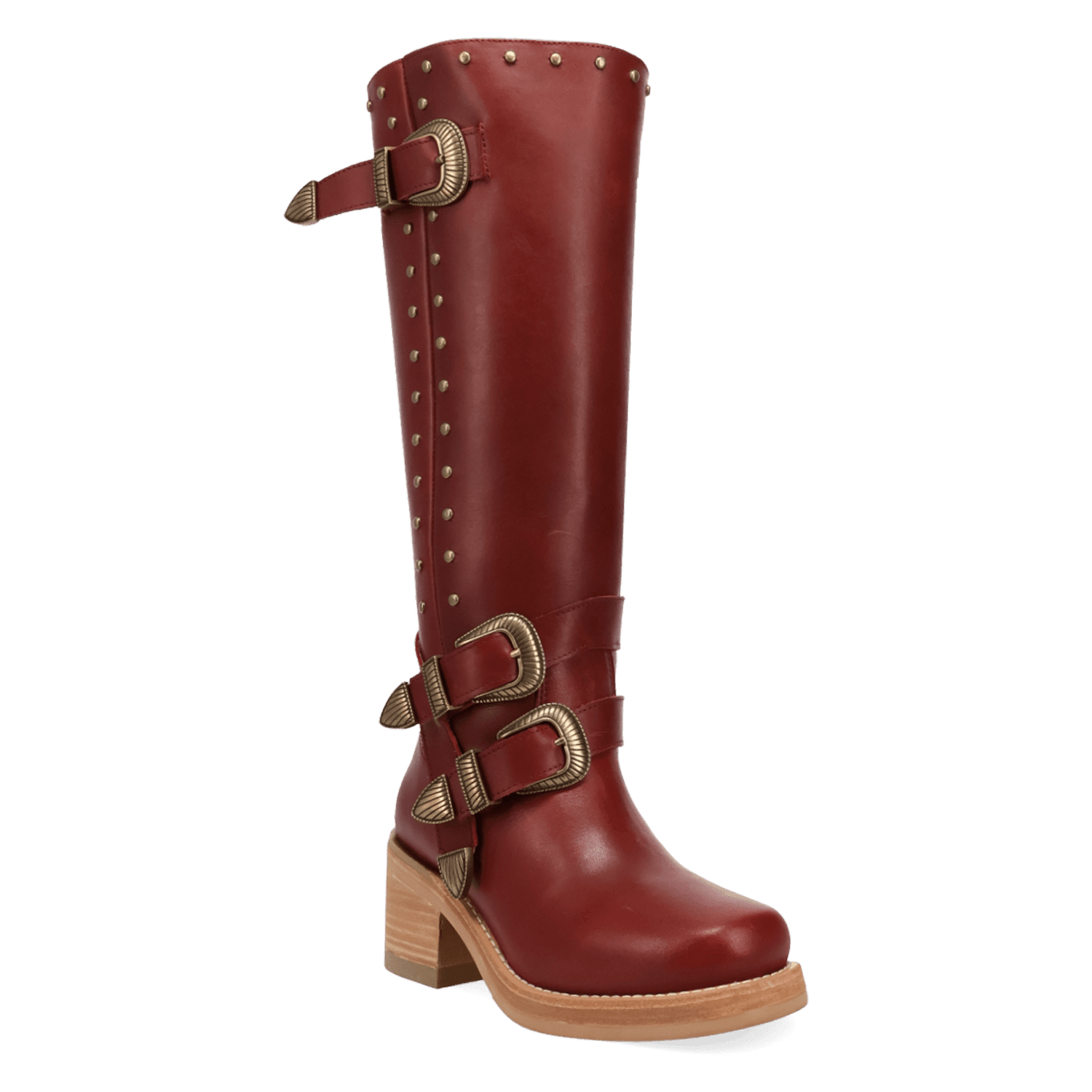 PRODUCT SHOT FILLMORE LEATHER BOOT AT 45 DEGREE ANGLE