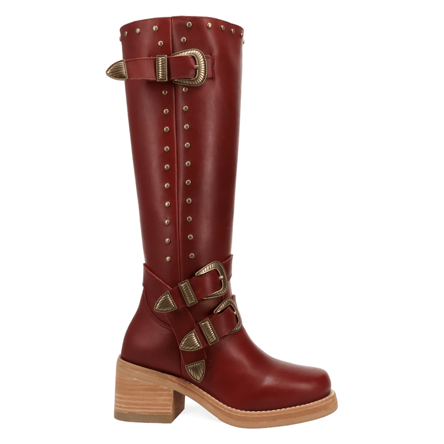 PRODUCT SHOT FILLMORE LEATHER BOOT AT 90 DEGREE INSIDE ANGLE