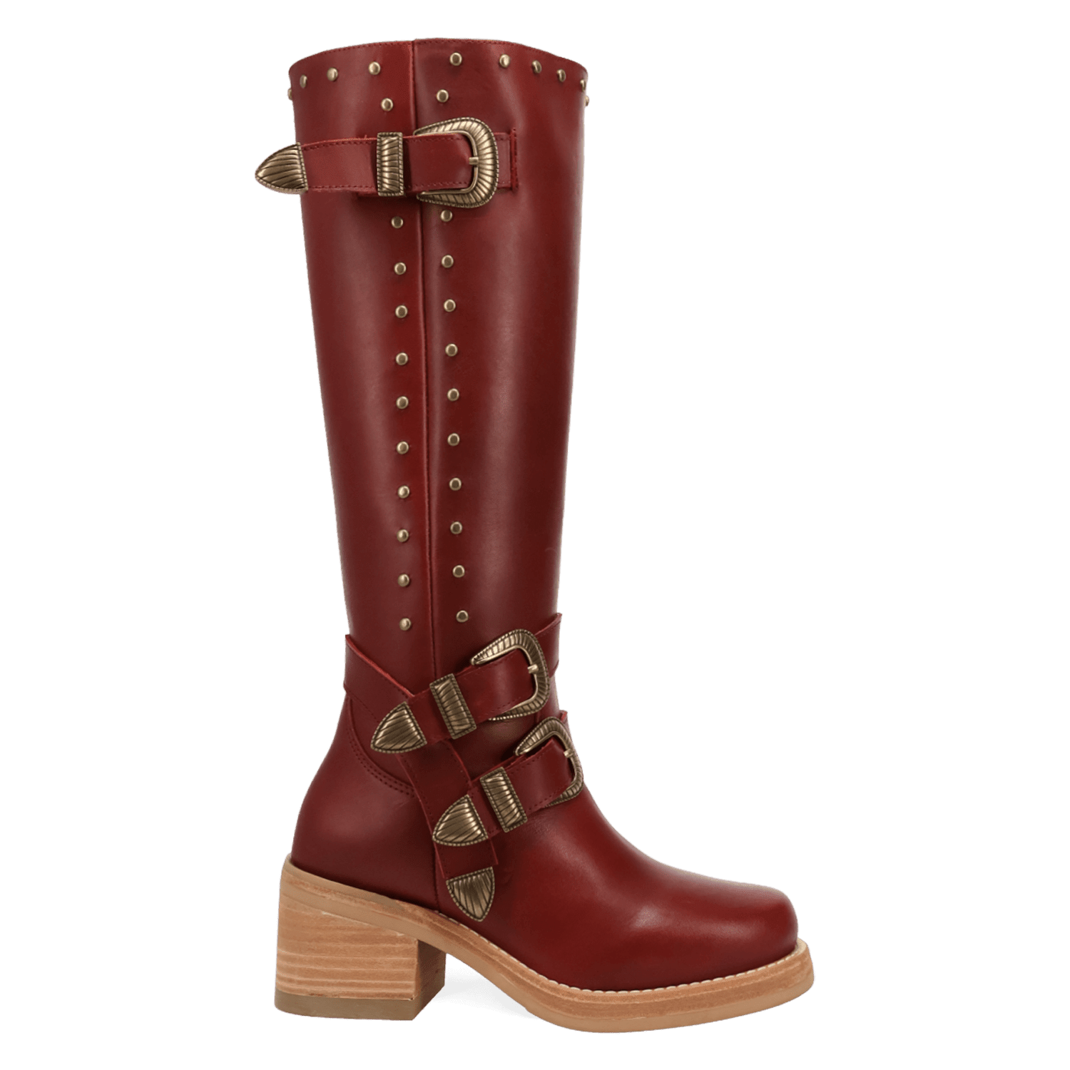 PRODUCT SHOT FILLMORE LEATHER BOOT AT 90 DEGREE INSIDE ANGLE