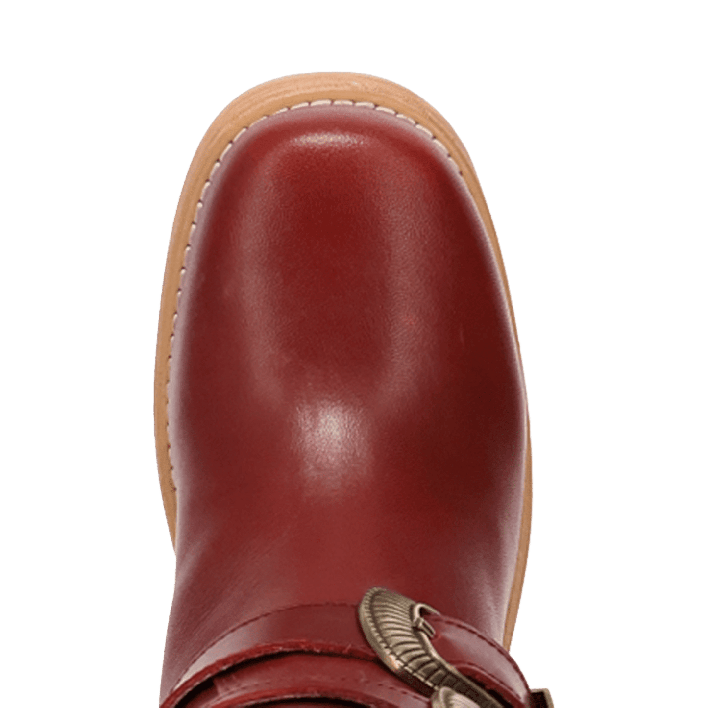 PRODUCT SHOT FILLMORE LEATHER BOOT AT TOE ANGLE