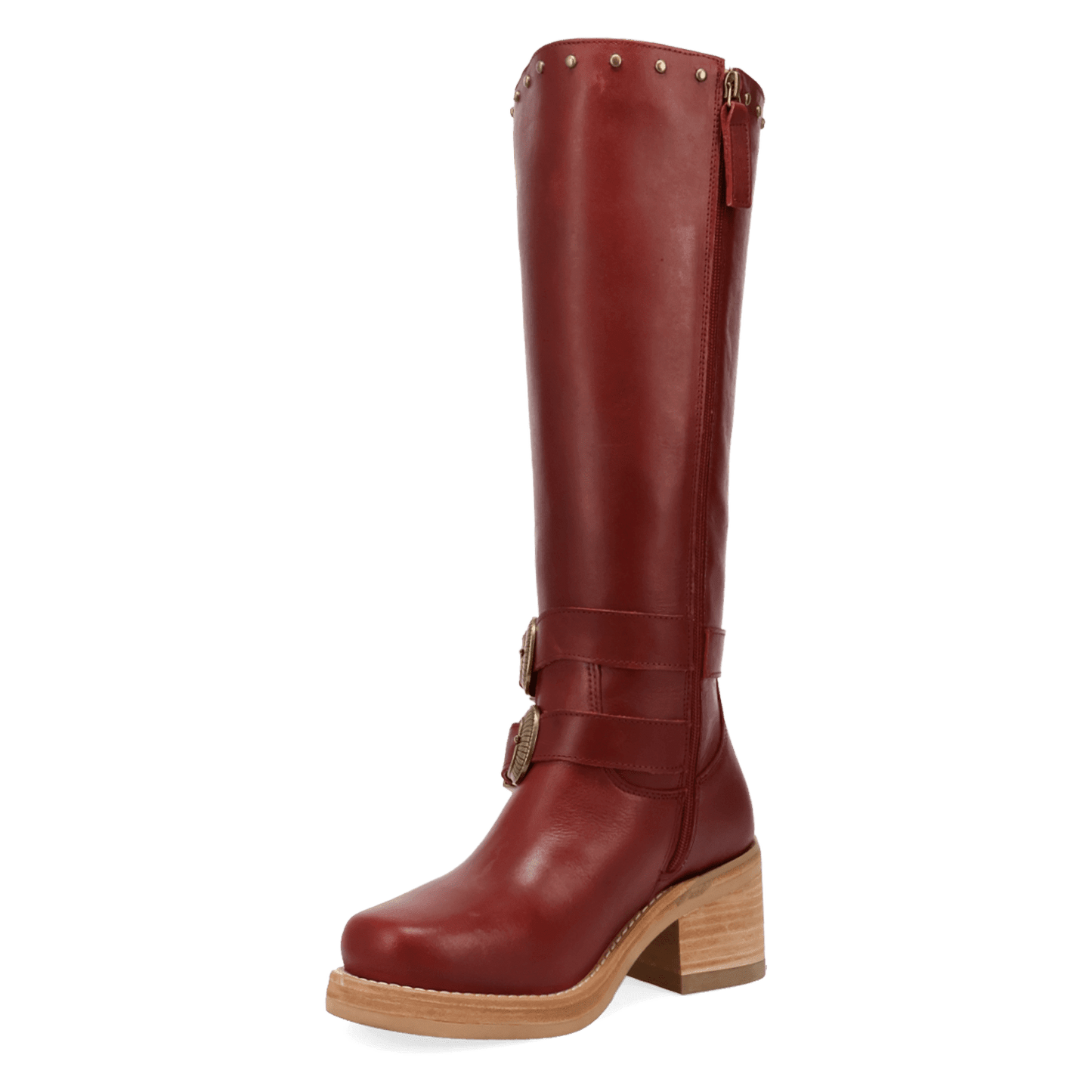PRODUCT SHOT FILLMORE LEATHER BOOT AT 225 DEGREE ANGLE