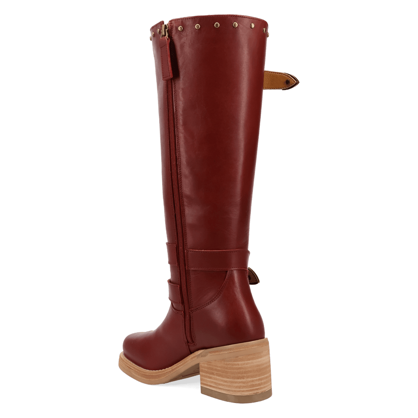 PRODUCT SHOT FILLMORE LEATHER BOOT AT 270 DEGREE ANGLE