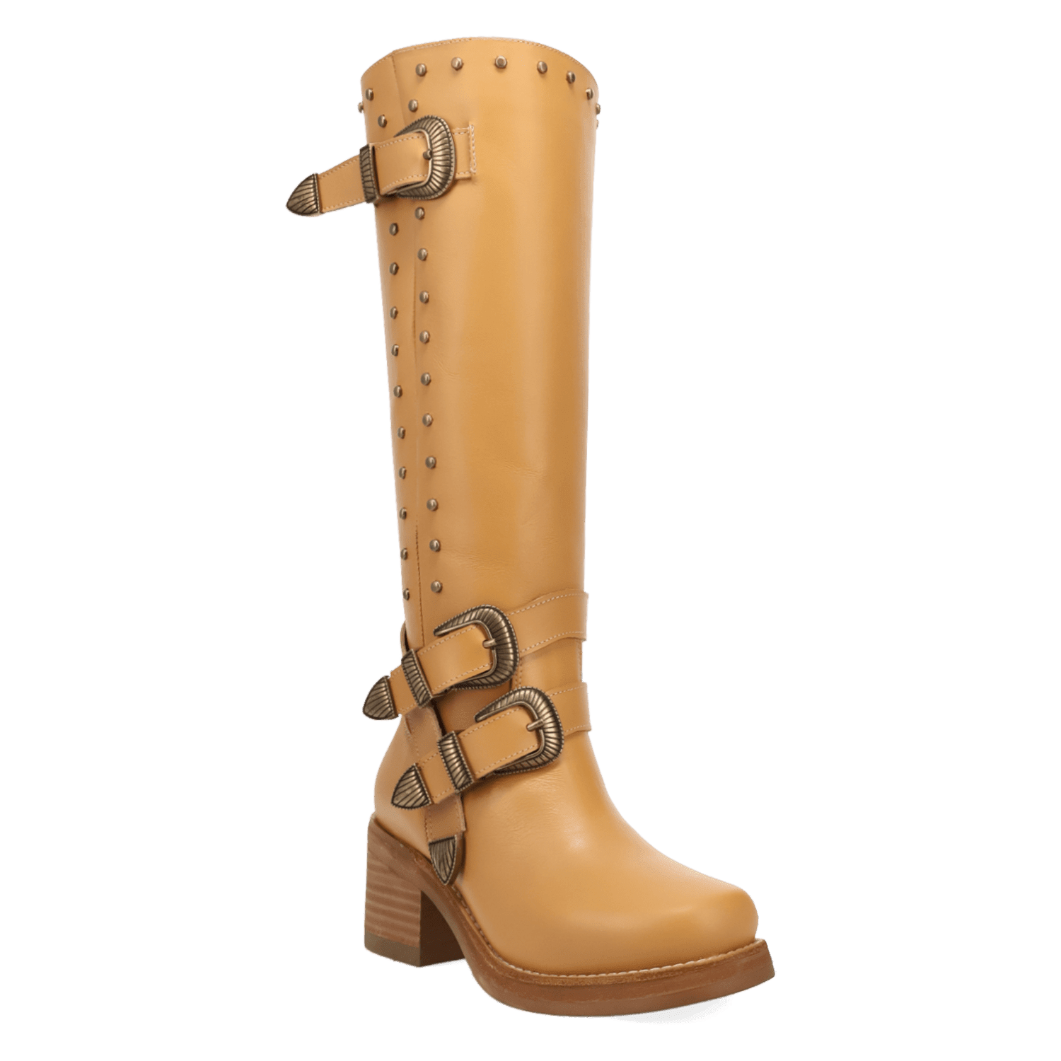 PRODUCT SHOT FILLMORE LEATHER BOOT AT 45 DEGREE ANGLE