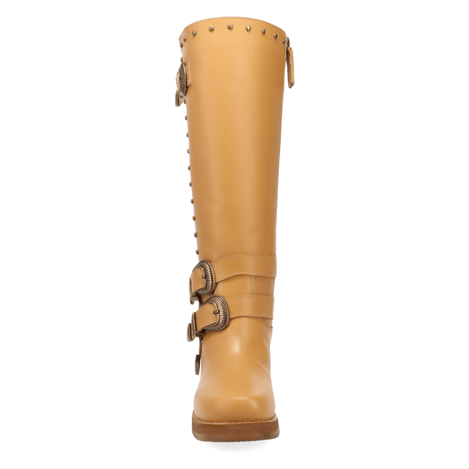 PRODUCT SHOT FILLMORE LEATHER BOOT AT FRONT ANGLE