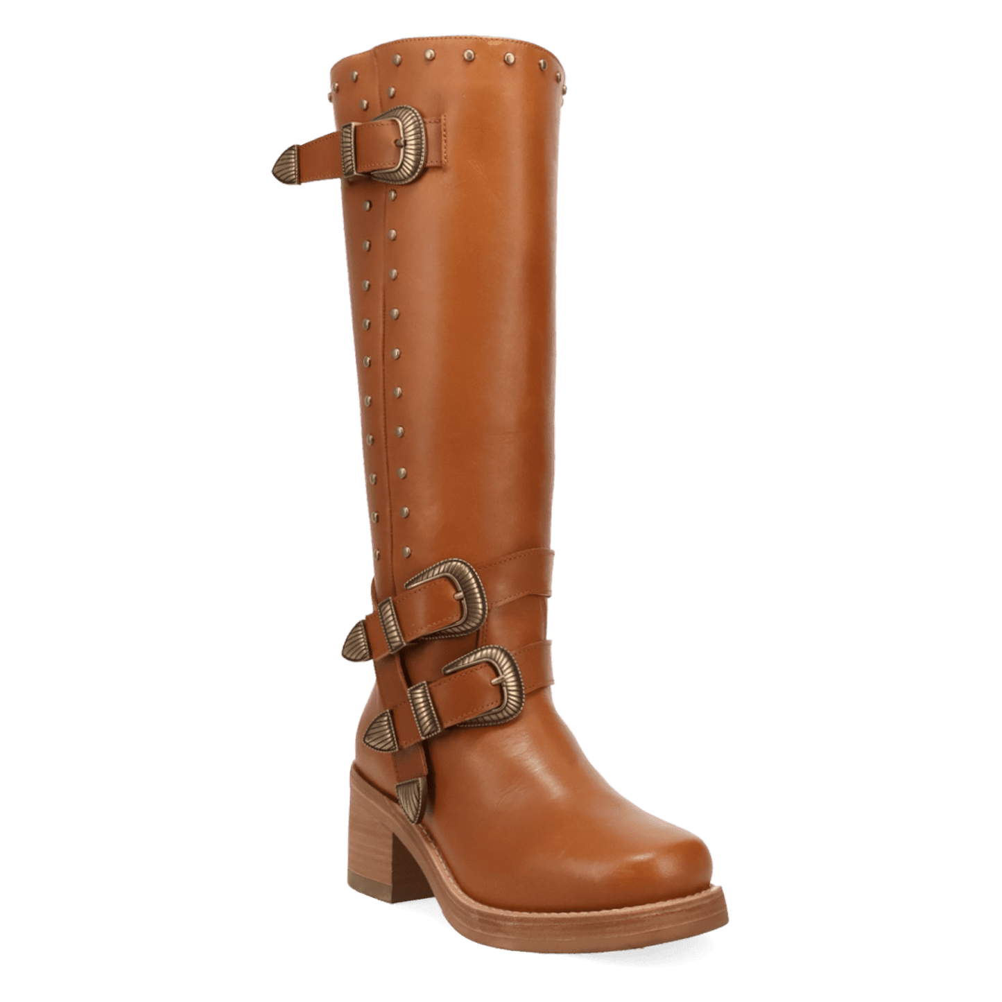 PRODUCT SHOT FILLMORE LEATHER BOOT AT 45 DEGREE ANGLE