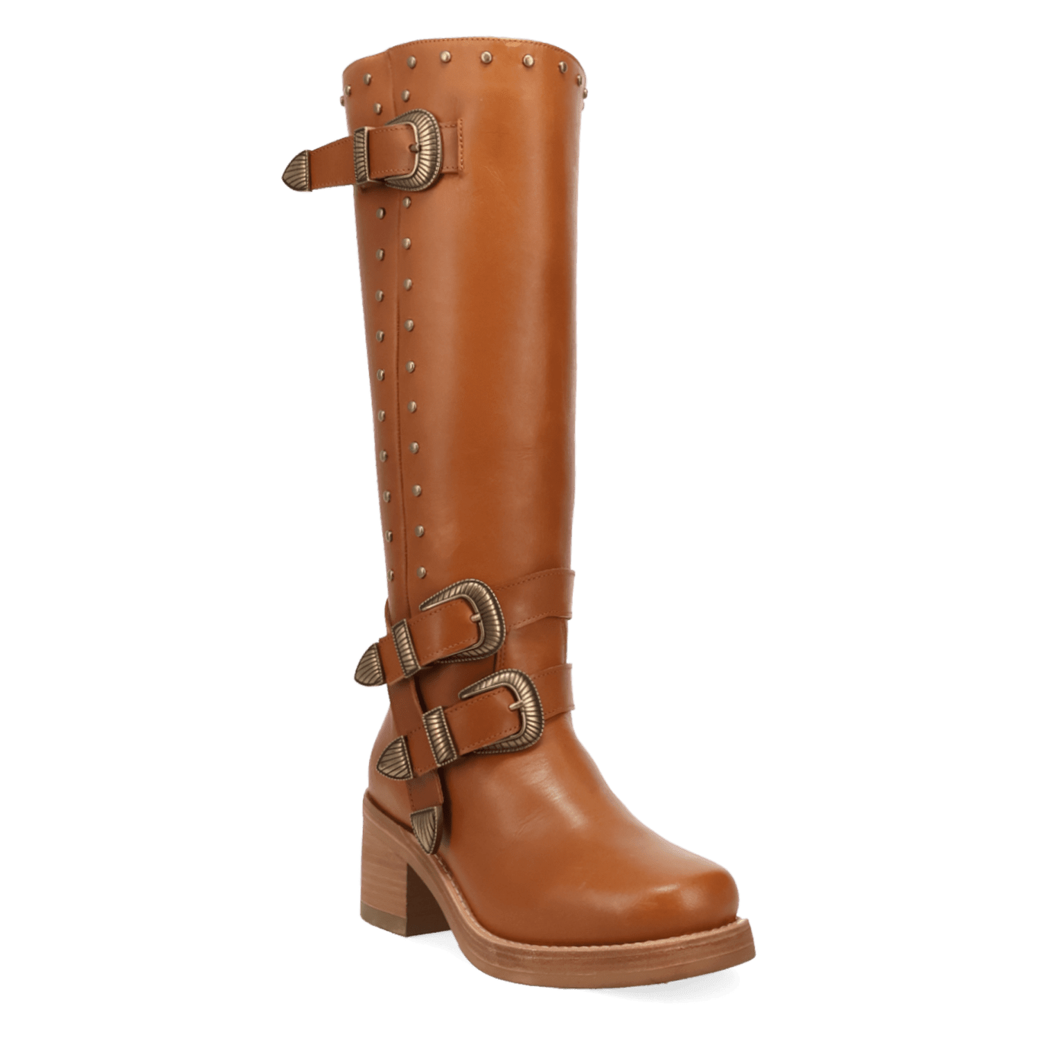 PRODUCT SHOT FILLMORE LEATHER BOOT AT 45 DEGREE ANGLE
