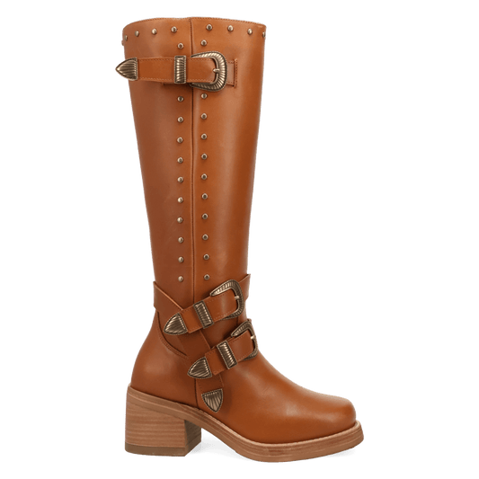 PRODUCT SHOT FILLMORE LEATHER BOOT AT 90 DEGREE INSIDE ANGLE
