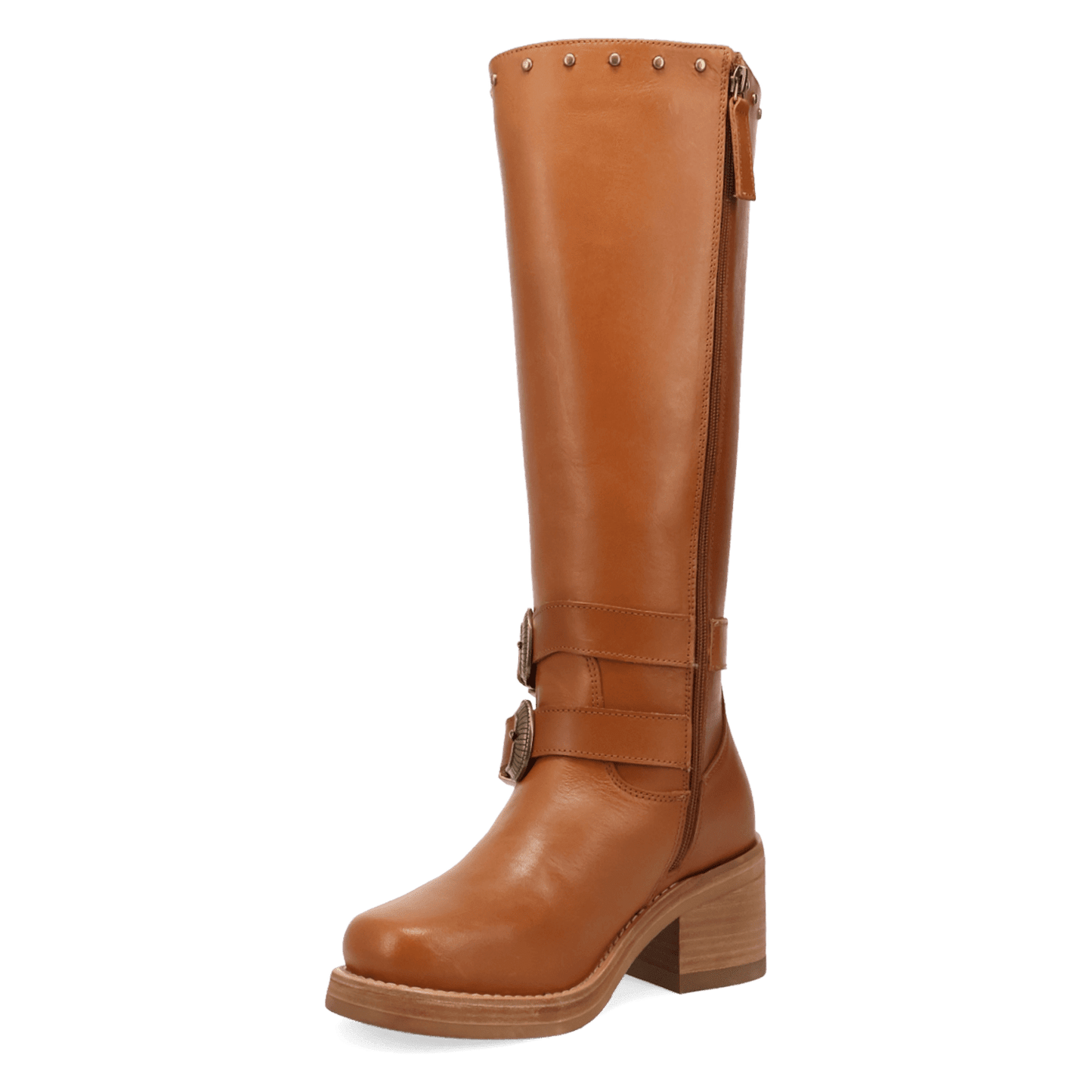 PRODUCT SHOT FILLMORE LEATHER BOOT AT 225 DEGREE ANGLE