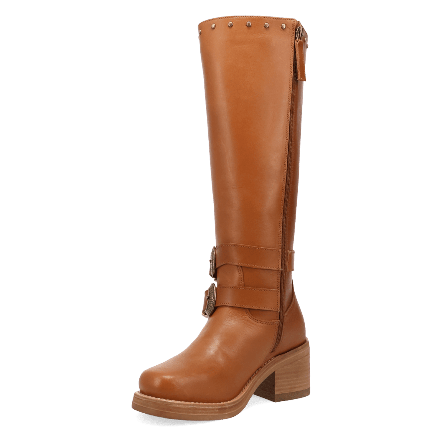 PRODUCT SHOT FILLMORE LEATHER BOOT AT 225 DEGREE ANGLE