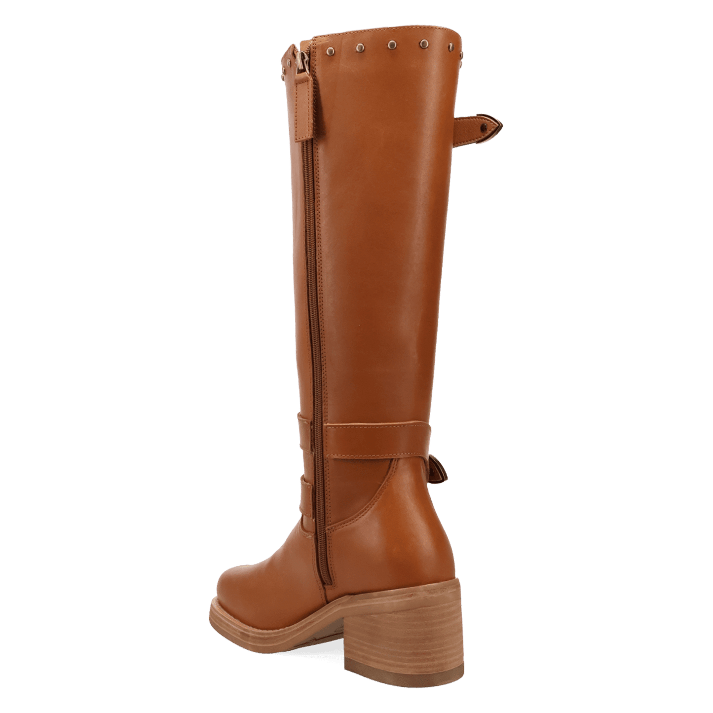 PRODUCT SHOT FILLMORE LEATHER BOOT AT 270 DEGREE ANGLE