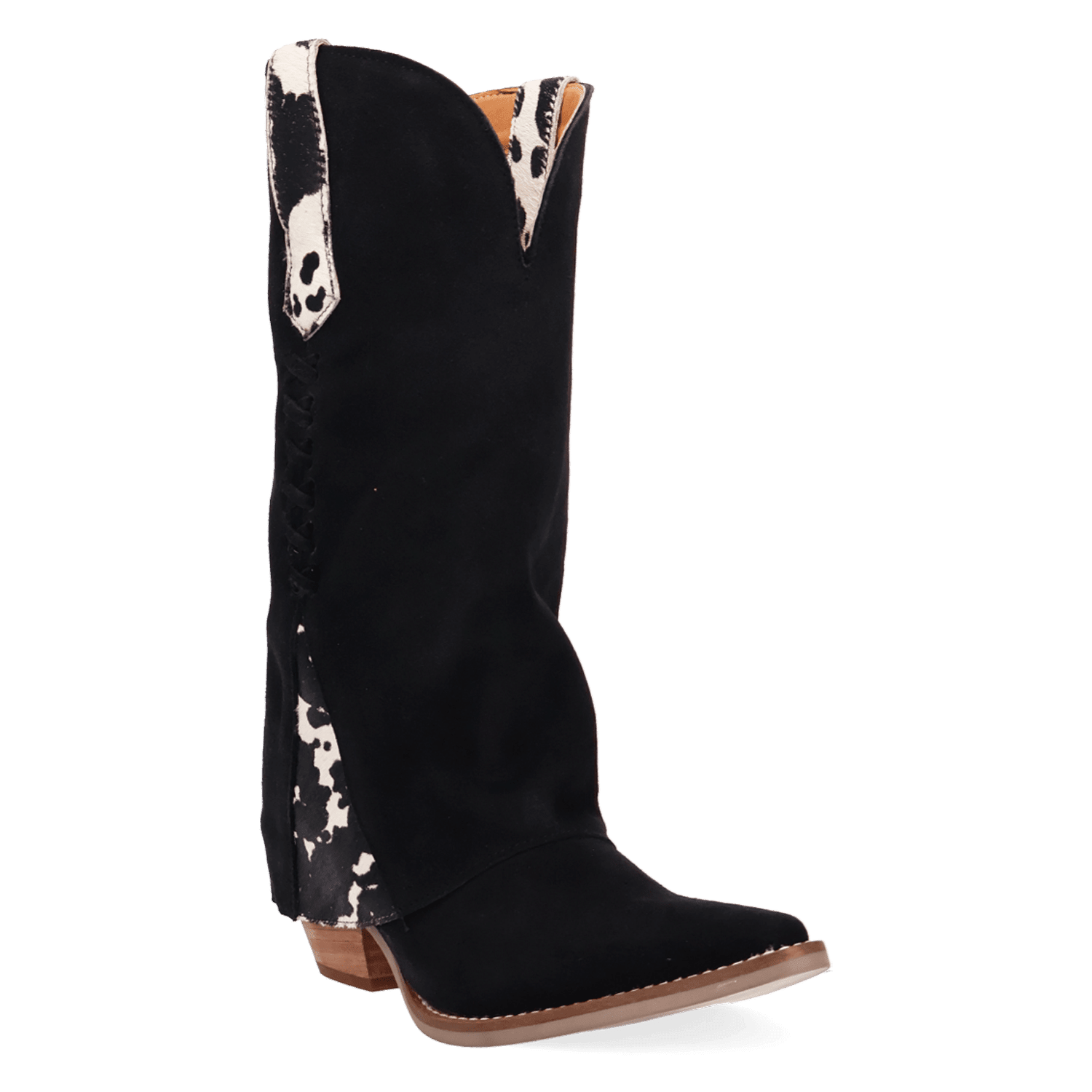 PRODUCT SHOT WILD THANG LEATHER BOOT AT 45 DEGREE ANGLE