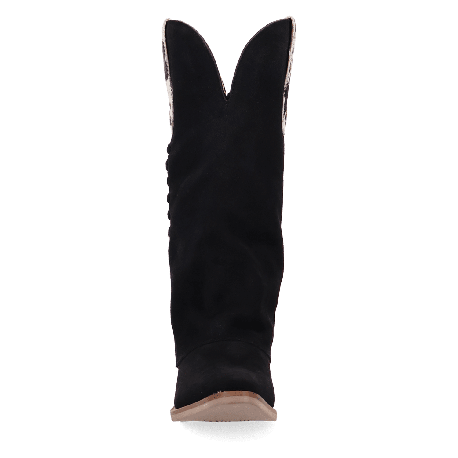 PRODUCT SHOT WILD THANG LEATHER BOOT AT FRONT ANGLE