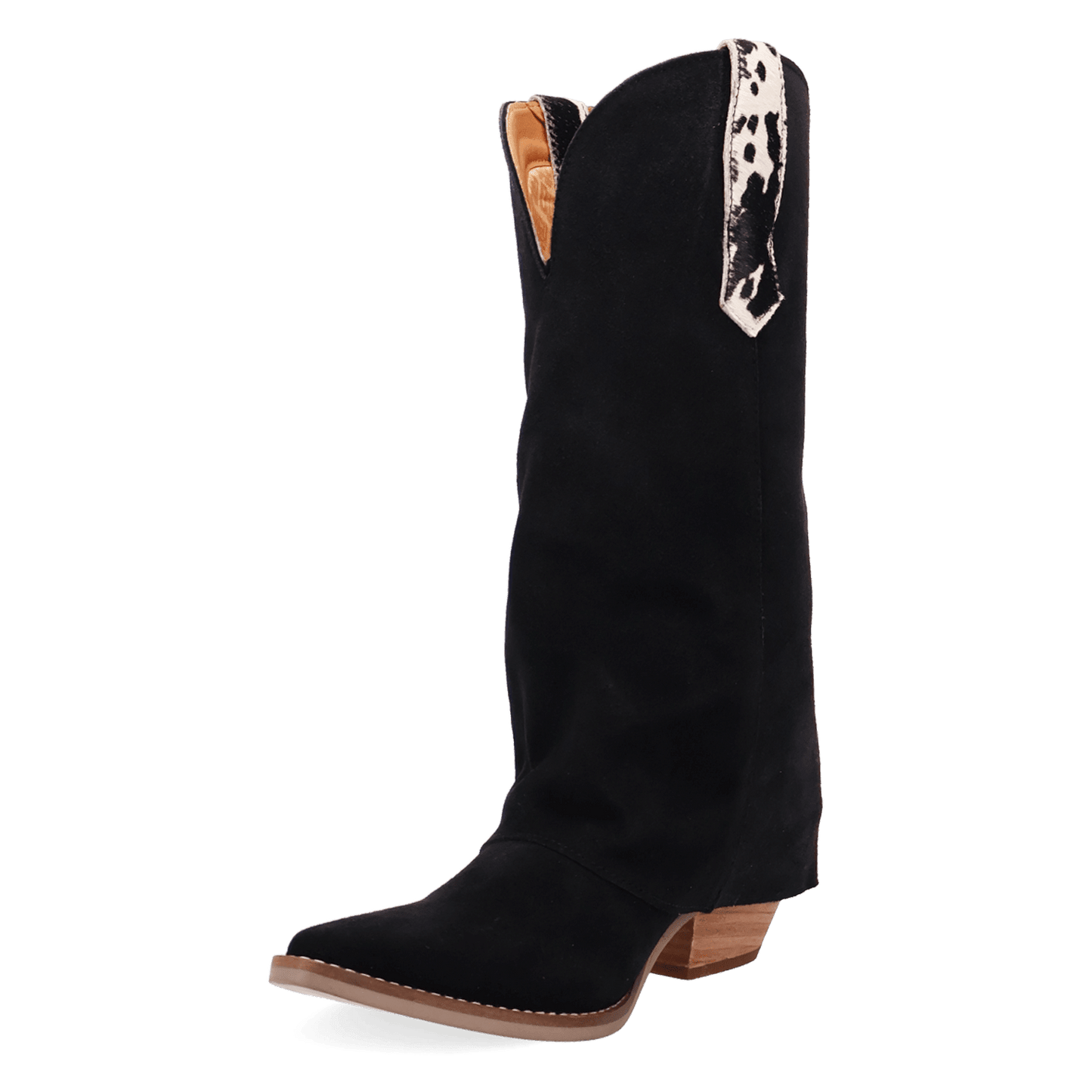 PRODUCT SHOT WILD THANG LEATHER BOOT AT 225 DEGREE ANGLE
