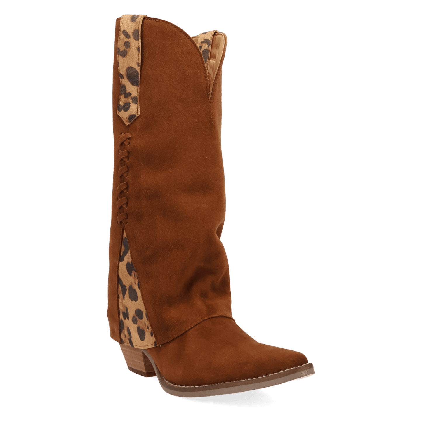 PRODUCT SHOT WILD THANG LEATHER BOOT AT 45 DEGREE ANGLE