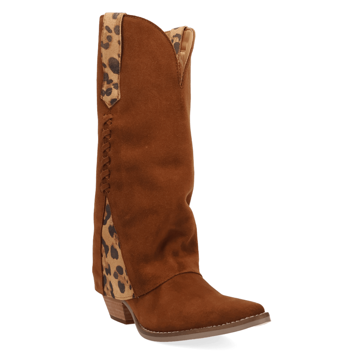 PRODUCT SHOT WILD THANG LEATHER BOOT AT 45 DEGREE ANGLE