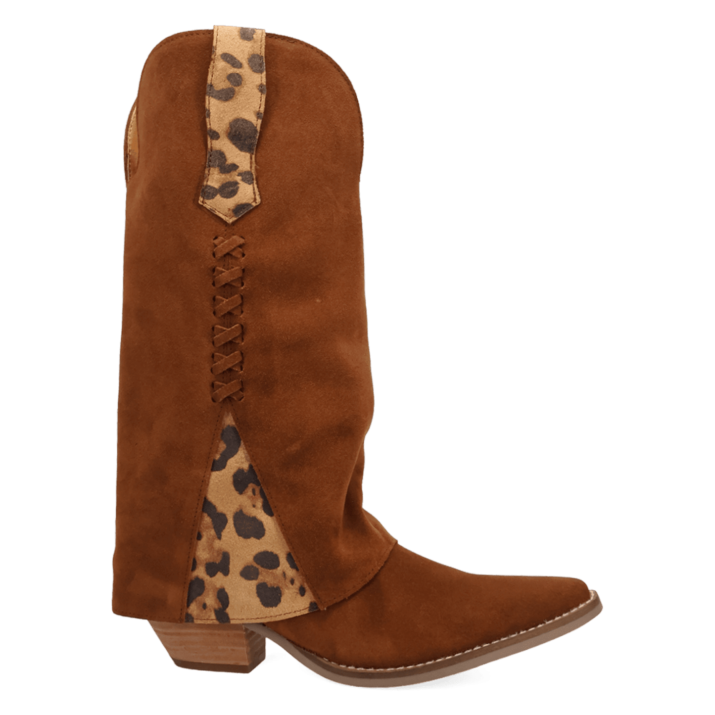 PRODUCT SHOT WILD THANG LEATHER BOOT AT 90 DEGREE INSIDE ANGLE