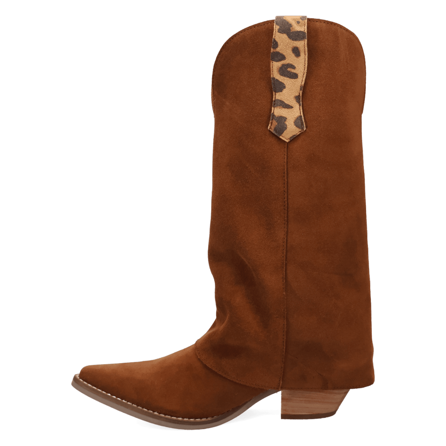 PRODUCT SHOT WILD THANG LEATHER BOOT AT 135 DEGREE OUTSIDE ANGLE