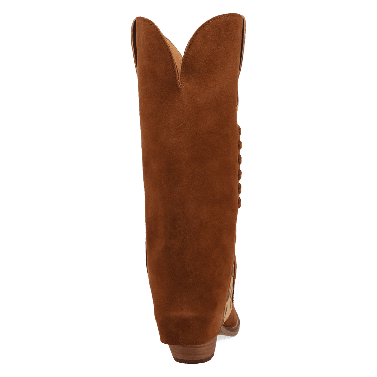 PRODUCT SHOT WILD THANG LEATHER BOOT AT 180 DEGREE BACK ANGLE