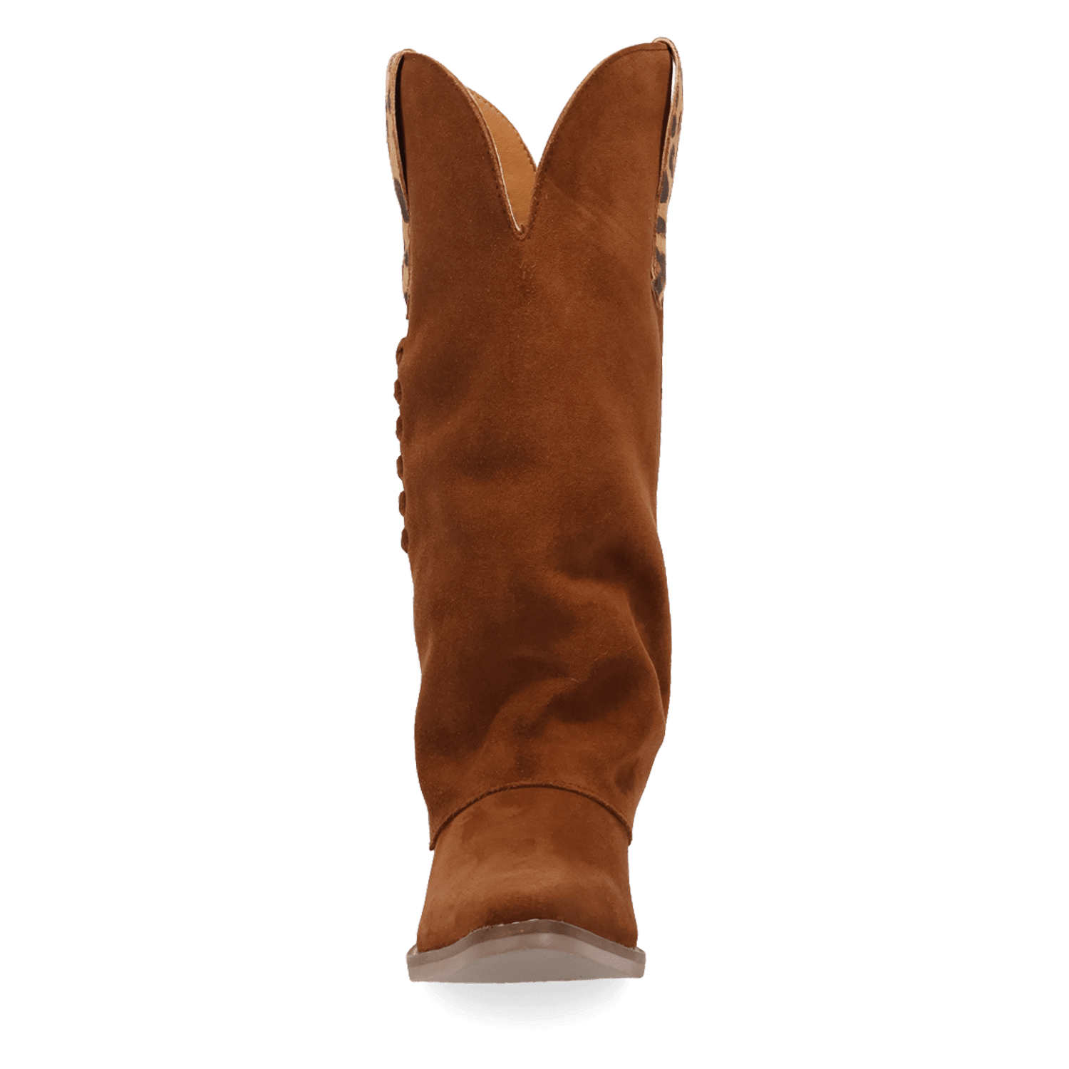 PRODUCT SHOT WILD THANG LEATHER BOOT AT FRONT ANGLE