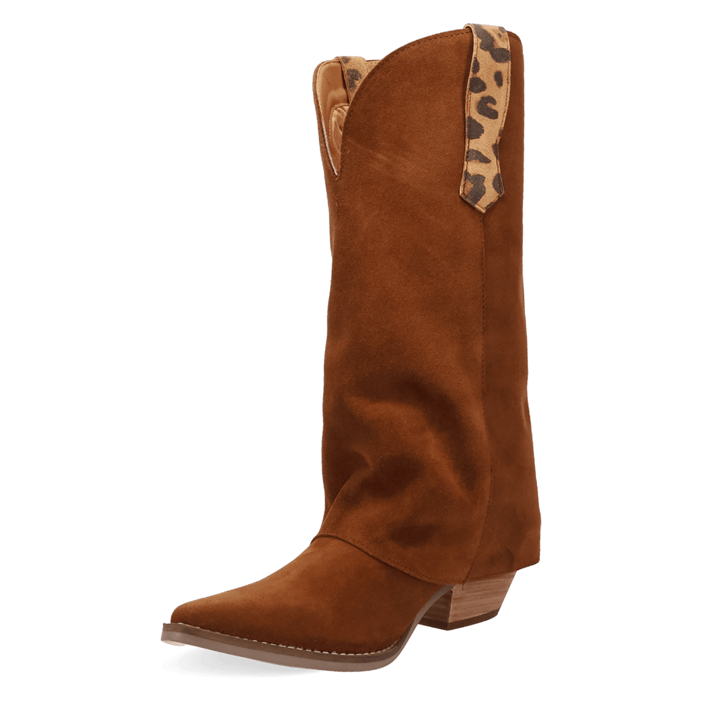 PRODUCT SHOT WILD THANG LEATHER BOOT AT 225 DEGREE ANGLE