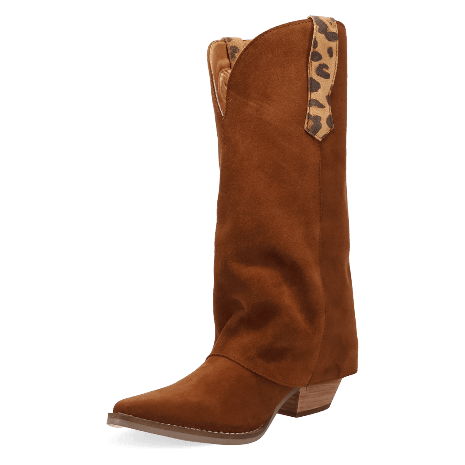 PRODUCT SHOT WILD THANG LEATHER BOOT AT 225 DEGREE ANGLE