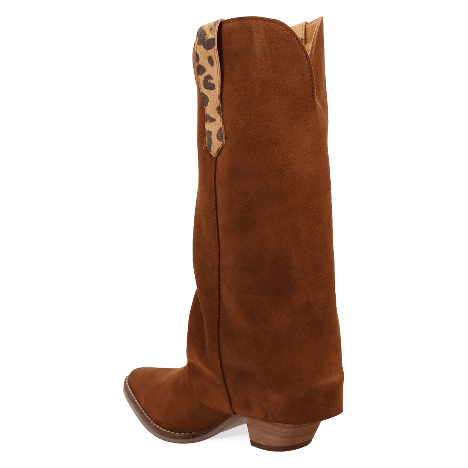 PRODUCT SHOT WILD THANG LEATHER BOOT AT 270 DEGREE ANGLE