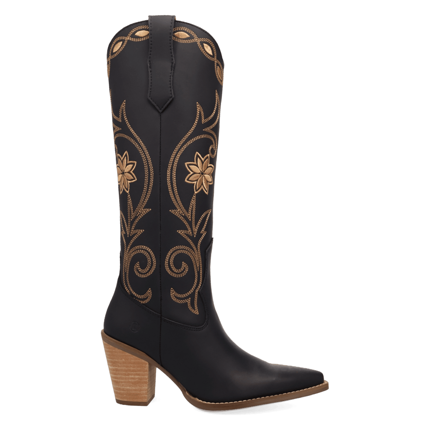 PRODUCT SHOT MISS DAISY LEATHER BOOT AT 90 DEGREE INSIDE ANGLE