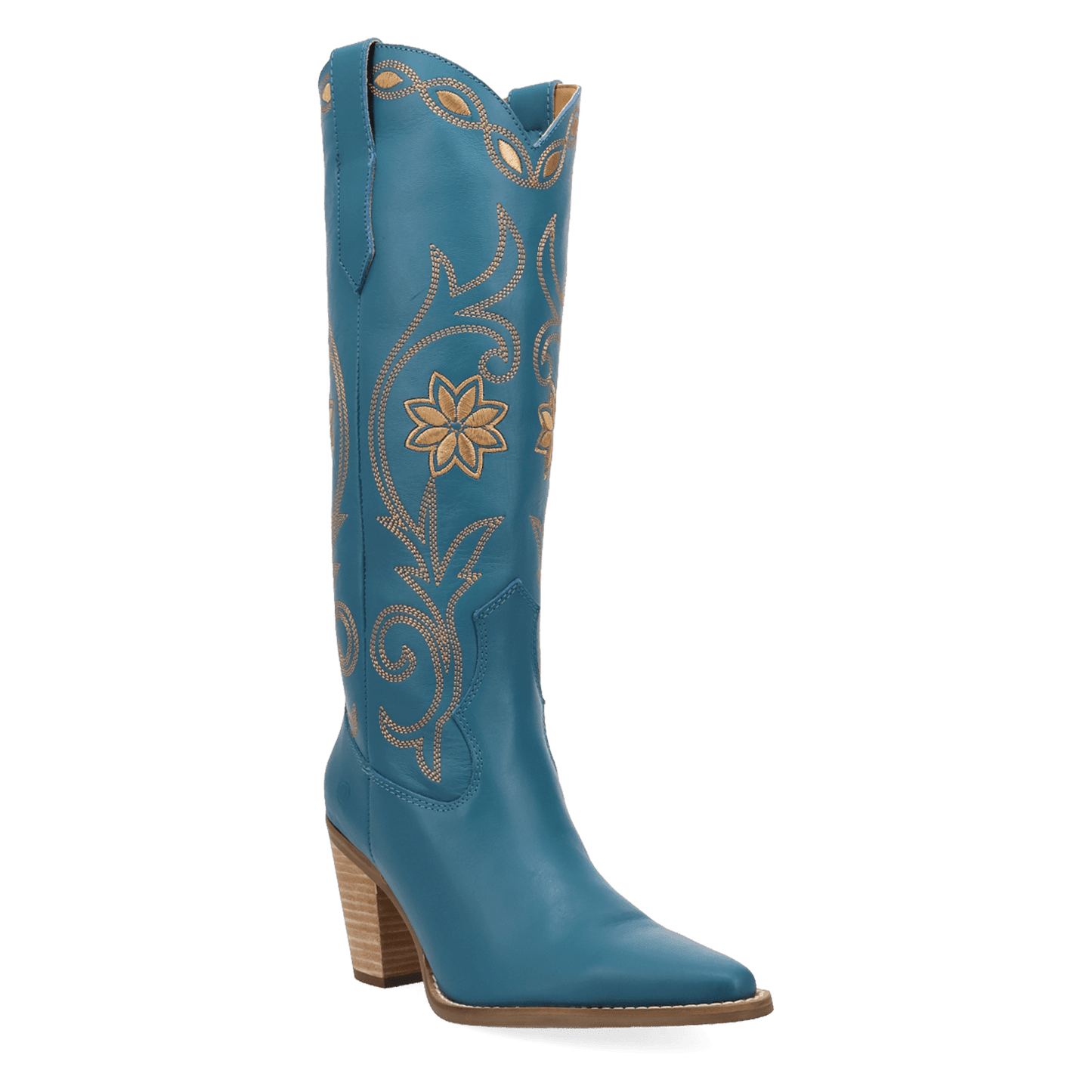 PRODUCT SHOT MISS DAISY LEATHER BOOT AT 45 DEGREE ANGLE