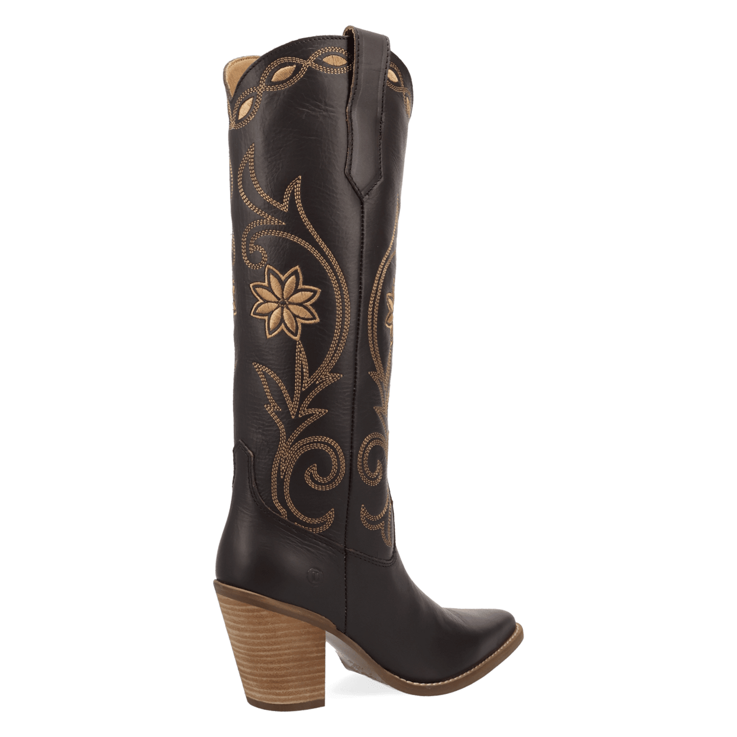 PRODUCT SHOT MISS DAISY LEATHER BOOT AT 315 DEGREE ANGLE