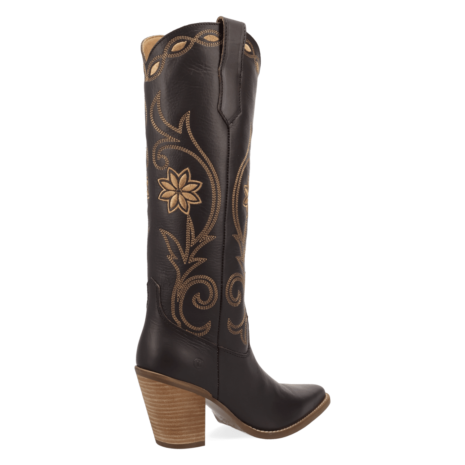 PRODUCT SHOT MISS DAISY LEATHER BOOT AT 315 DEGREE ANGLE