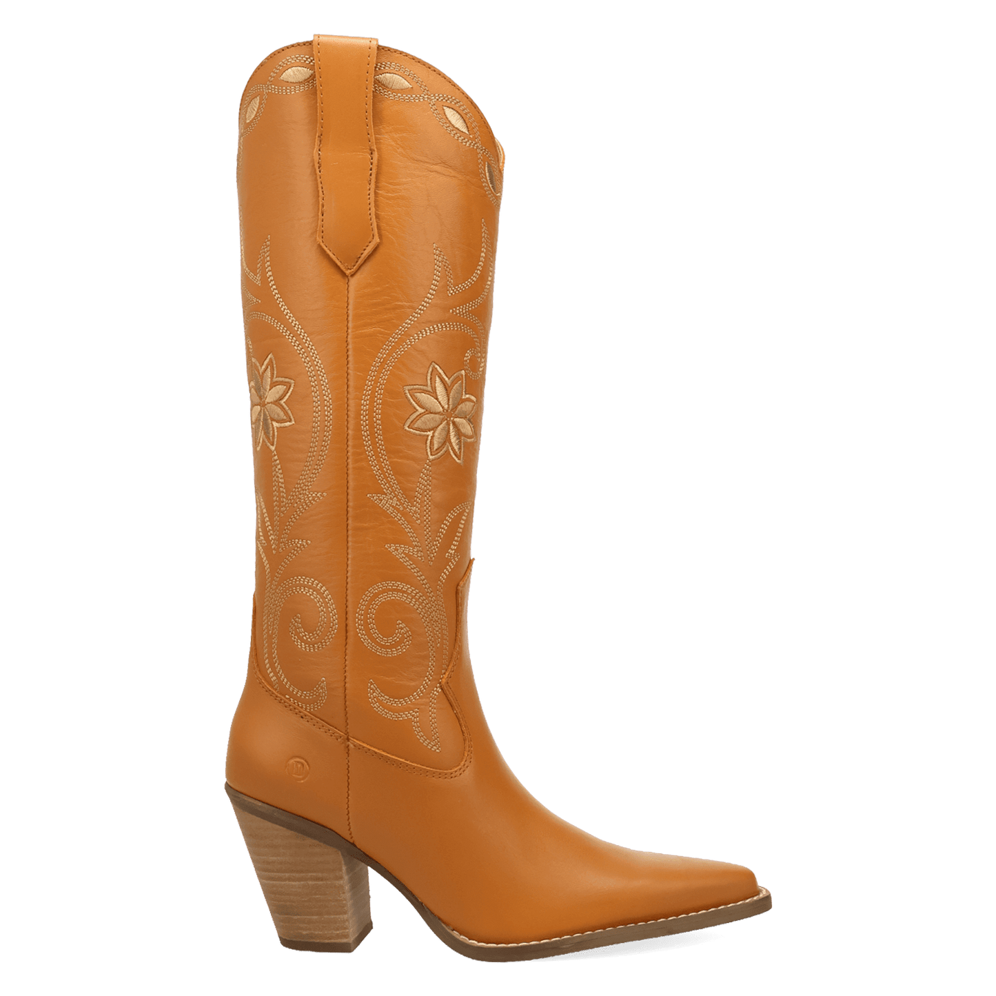 PRODUCT SHOT MISS DAISY LEATHER BOOT AT 90 DEGREE INSIDE ANGLE