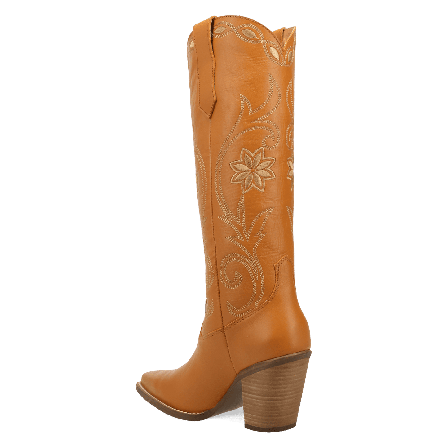 PRODUCT SHOT MISS DAISY LEATHER BOOT AT 270 DEGREE ANGLE