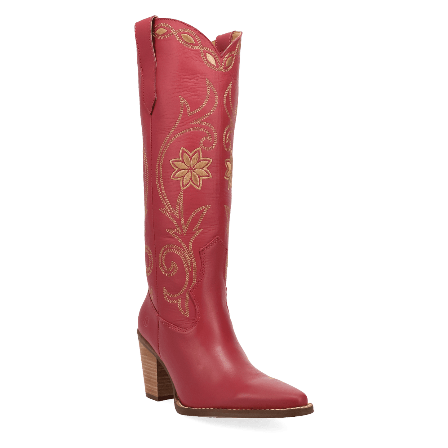 PRODUCT SHOT MISS DAISY LEATHER BOOT AT 45 DEGREE ANGLE