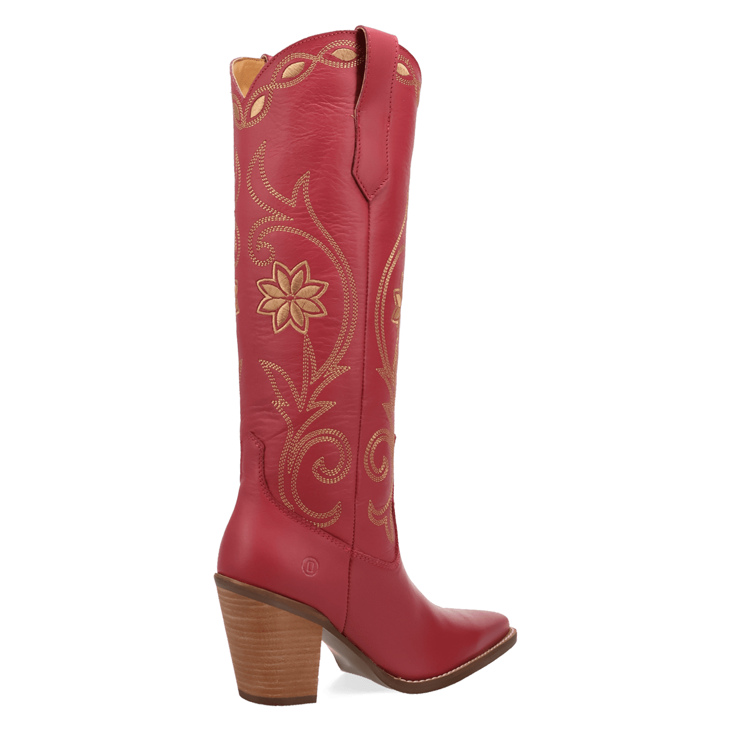 PRODUCT SHOT MISS DAISY LEATHER BOOT AT 315 DEGREE ANGLE