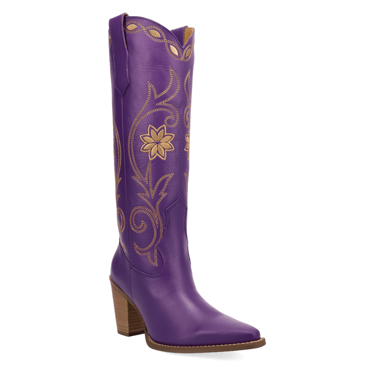 PRODUCT SHOT MISS DAISY LEATHER BOOT AT 45 DEGREE ANGLE