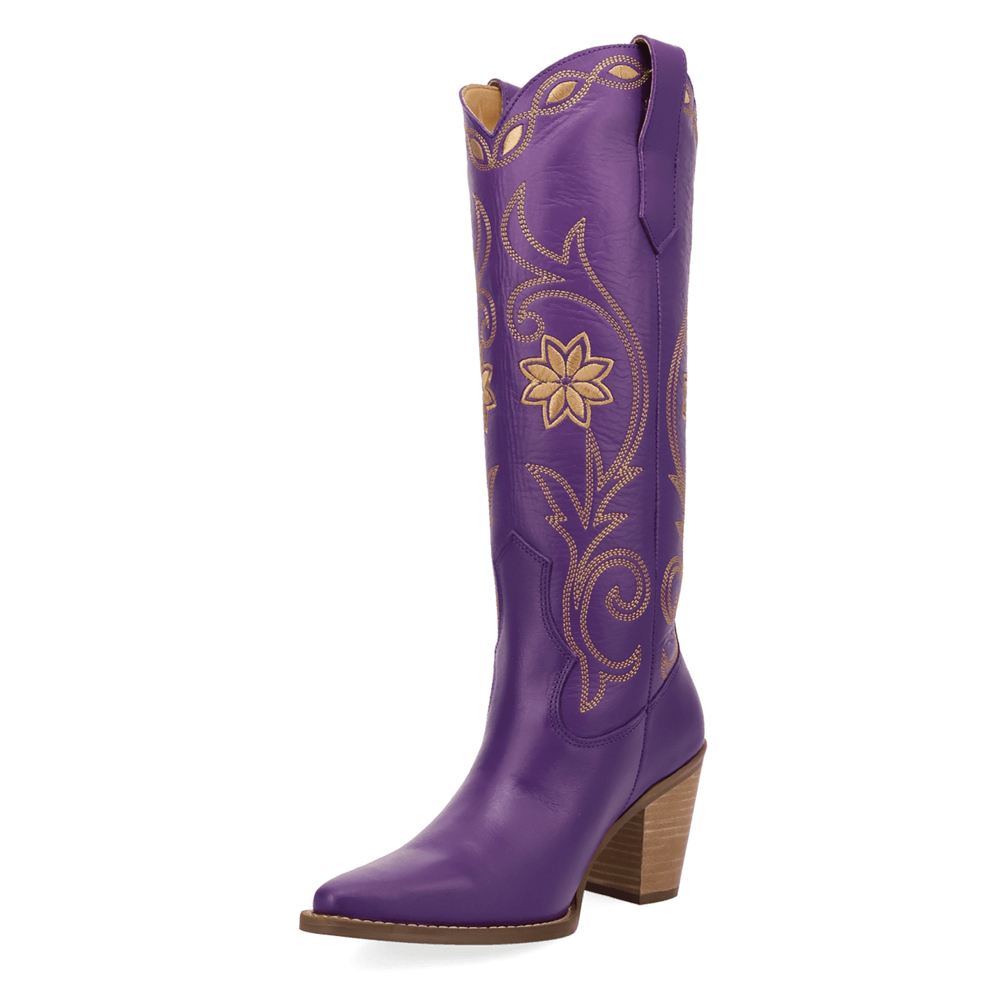 PRODUCT SHOT MISS DAISY LEATHER BOOT AT 225 DEGREE ANGLE