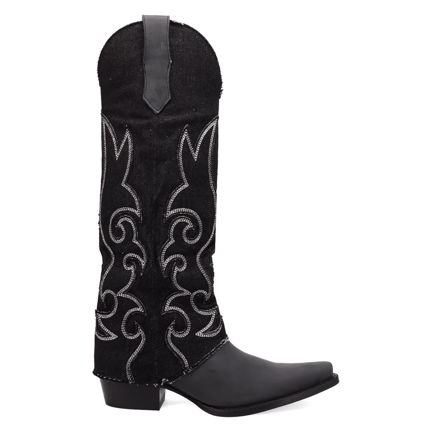 PRODUCT SHOT BLUE JEAN BABY LEATHER BOOT AT 90 DEGREE INSIDE ANGLE