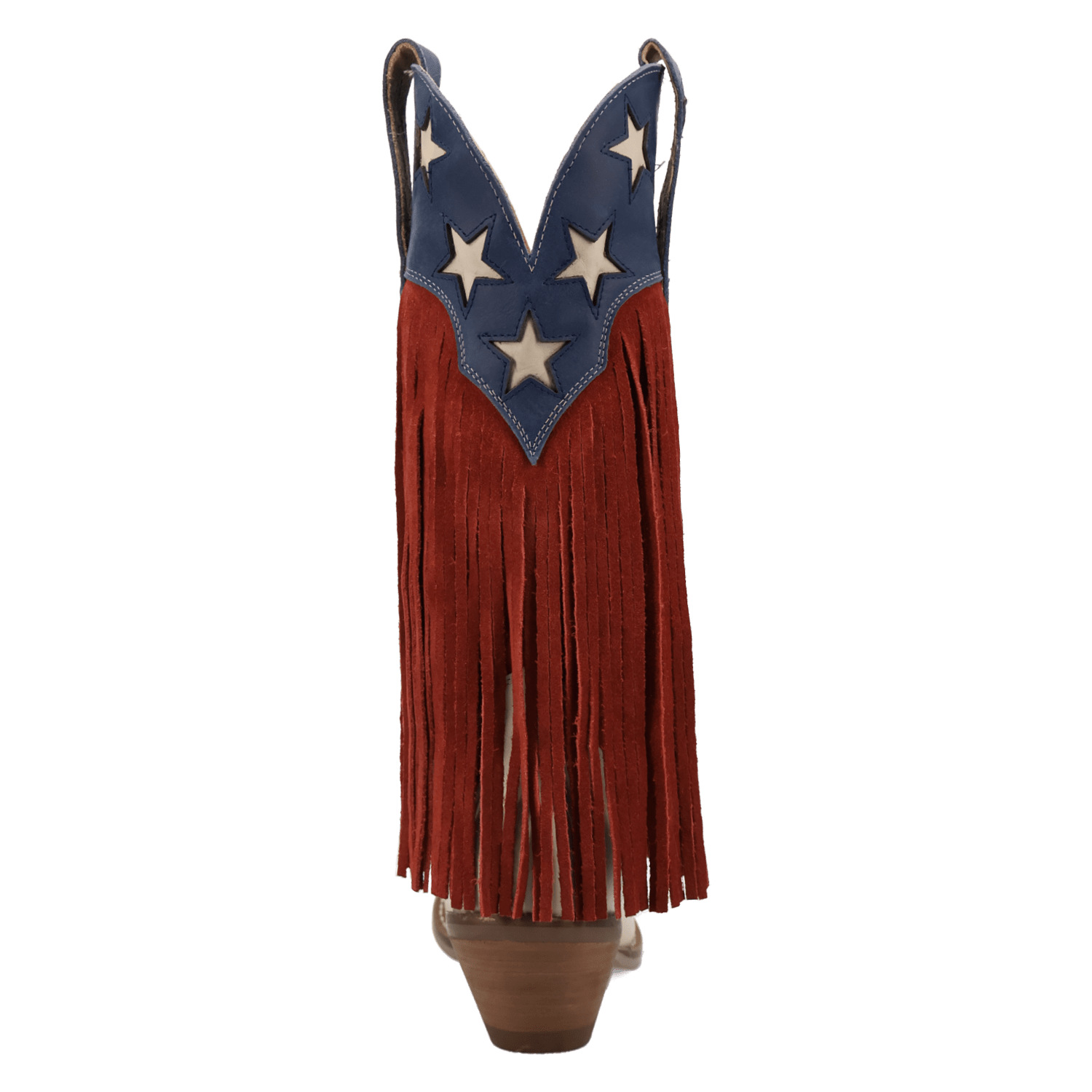 PRODUCT SHOT WILD N' FREE LEATHER BOOT AT 180 DEGREE BACK ANGLE