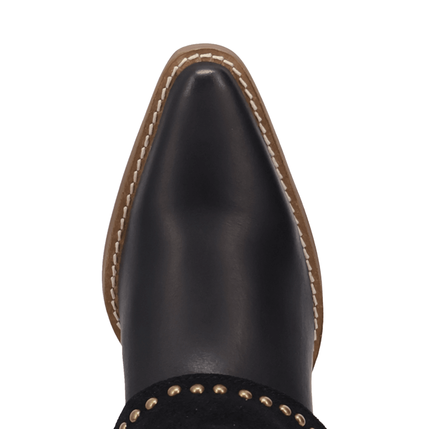 PRODUCT SHOT OFF THE CUFF LEATHER BOOTIE AT TOE ANGLE
