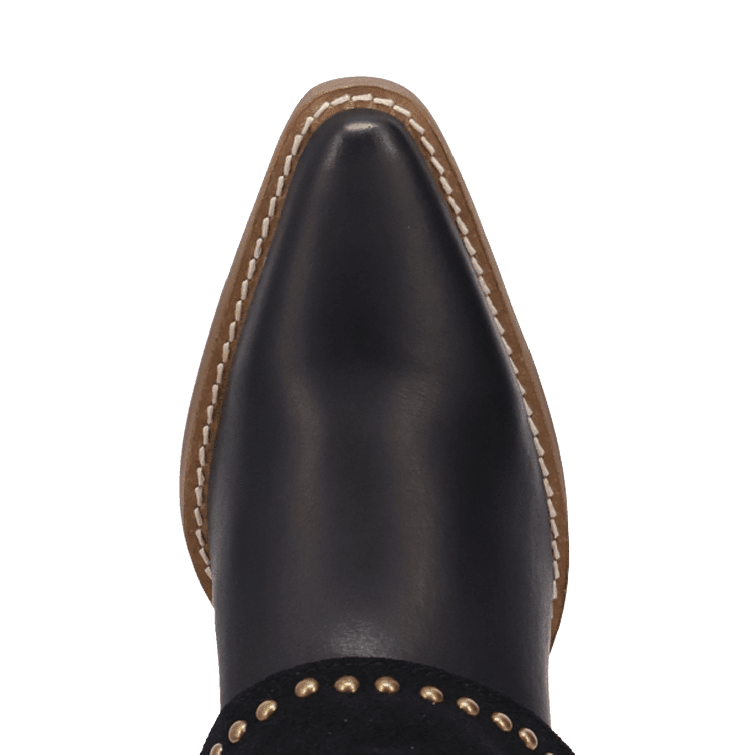 PRODUCT SHOT OFF THE CUFF LEATHER BOOTIE AT TOE ANGLE